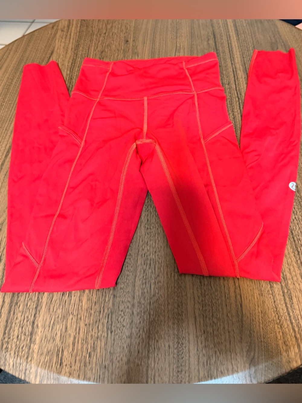 lululemon athletica  Red Performance Leggings